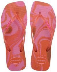 Havaianas női tangapapucs SQUARE JELLY - narancssárga Női 41/42