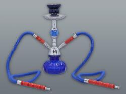 Chillout Smoke Hookah Elegáns kisméretű kék színű shisha - 2 csöves (DM-5-5371)