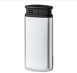 Eurojet Piezo gyújtású öngyújtó - Ezüst-fekete (A-250061)