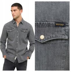 Mustang Férfi ing Mustang Duver Denim Pamut Fekete Regular Pamut S (1016957 4000 300)