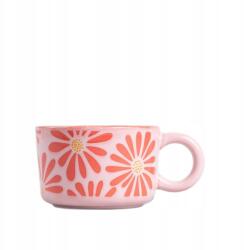 Homla Fabia alacsony bögre rózsaszín virágokkal 0, 45 l Homla (239017)