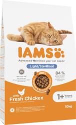 Iams csökkentett zsírtartalmú Vitality felnőtt macskáknak 10 kg (150550)