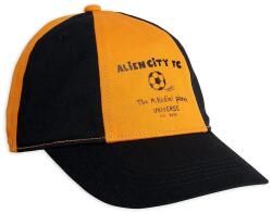 Mini Rodini siltes sapka gyerek pamut Alien City FC - narancssárga 48/50
