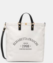 Elisabetta Franchi női pamut shopper - bézs Univerzális méret