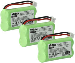 VHBW Vezetékes telefon akkumulátor 55AAAHR2BMX, 220382C1, 220436C1, 41AAAH2BMX - 700 mAh 2, 4 V NiMH - elektrohungary - 9 200 Ft