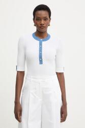 Luisa Spagnoli női blúz viszkózzal Colli - fehér M