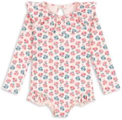 Konges Sløjd egyrészes gyerek fürdőruha MANUCA LS SWIMSUIT GRS - rózsaszín 104