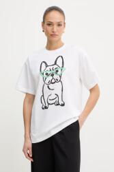 Twinset női pamut póló - fehér XS - answear - 34 790 Ft