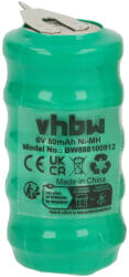 VHBW Gombelem Akkumulátor V80H 2 tűs - 80 mAh 6 V NiMH