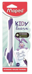 Maped Írástanuló rollertoll, 0, 7 mm, radírozható, MAPED "KIDY Learn MAGIC", nyuszi, lila (IMA229600) - tintasziget