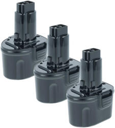 VHBW Elektromos szerszám akkumulátor Dewalt DW9057, DE9085, DE9057 - 2000 mAh 7, 2 V NiMH