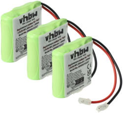VHBW Vezetékes telefon akkumulátor 30AAAM3BMX, T427 - 300 mAh 3, 6 V NiMH - elektrohungary - 6 900 Ft