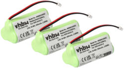 VHBW Vezetékes telefon akkumulátor 3HR-AAAU-2 - 700 mAh 3, 6 V NiMH