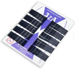 Iza bordázott betét Fekete 2 golyó 6 cm 100 Db (306/100)