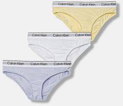 Calvin Klein Underwear női bugyi pamut elasztánnal 3-as csomag - kék 140-152