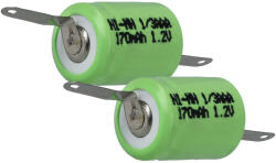 VHBW Modellkészítő Akkumulátor 1/3AAA - 170 mAh 1, 2 V NiMH - elektrohungary - 8 600 Ft