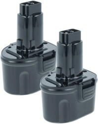 VHBW Elektromos szerszám Akkumulátor DW9057, DE9085, DE9057 - 2000 mAh 7, 2 V NiMH