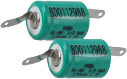 VHBW Modellkészítő Akkumulátor 1/3AAA - 170 mAh 1, 2 V NiMH - elektrohungary - 5 600 Ft