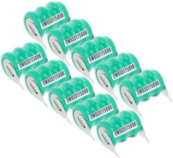 VHBW Gombelem Akkumulátor V40H 2 tűs - 40 mAh 3, 6 V NiMH - elektrohungary - 34 300 Ft