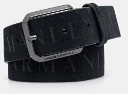 Armani Exchange férfi bőr öv - fekete 95 - answear - 32 990 Ft