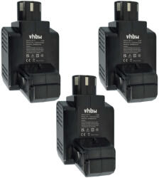VHBW Elektromos szerszám Akkumulátor BP72, BP60, 331530, BP40 - 3000 mAh 24 V NiMH