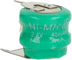 VHBW Gombelem Akkumulátor V40H - 40 mAh 2, 4 V NiMH - elektrohungary - 5 600 Ft