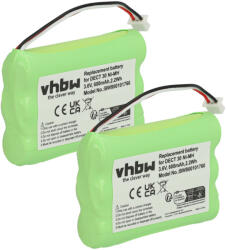 VHBW Vezetékes telefon akkumulátor Agfeo 23NO09TT30, 84743411, AH-AAA600F - 600 mAh 3, 6 V NiMH - elektrohungary - 10 100 Ft