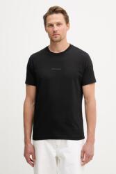 Trussardi t-shirt férfi pamut - fekete L - answear - 20 990 Ft