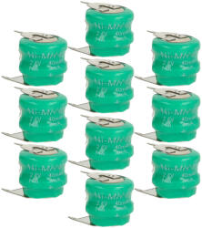 VHBW Gombelem Akkumulátor V40H - 40 mAh 2, 4 V NiMH - elektrohungary - 14 900 Ft