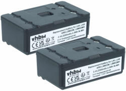 VHBW Távirányító Akkumulátor ARB-LBM02M, LBM02MH - 2000 mAh 2, 4 V NiMH