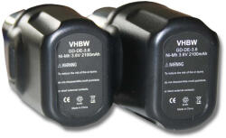 VHBW Elektromos szerszám akkumulátor DE9054, DE9054-XJ - 2100 mAh 3, 6 V NiMH - elektrohungary - 13 600 Ft