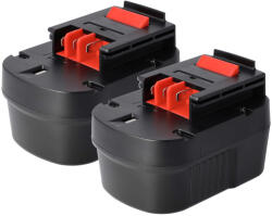 VHBW Elektromos szerszám akkumulátor A12, A12EX, A12E, A12-XJ - 1500 mAh 12 V NiMH
