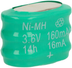 VHBW Gombelem Akkumulátor 3/V150H - 150 mAh 3, 6 V NiMH - elektrohungary - 4 700 Ft