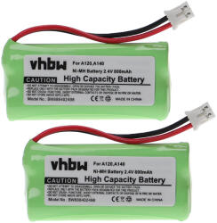 VHBW Vezetékes telefon akkumulátor 55AAAHR2BMX, 220436C1, 41AAAH2BMX, 220382C1 - 800 mAh 2, 4 V NiMH - elektrohungary - 9 300 Ft