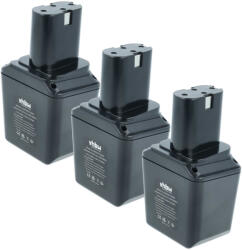 VHBW Elektromos szerszám akkumulátor Bosch 26073000002, 2 607 3000 002, 2607300002 - 3000 mAh 9, 6 V NiMH - elektrohungary - 38 300 Ft