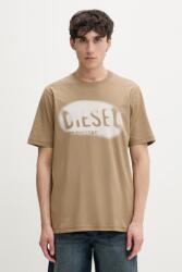 Diesel t-shirt férfi pamut T-ADJUST-V2 - bézs M