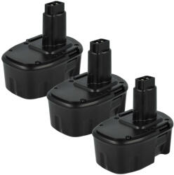 VHBW Elektromos szerszám akkumulátor DE9092, DE9091, DE9094, DC9091, DE9038 - 3000 mAh 14, 4 V NiMH - elektrohungary - 43 100 Ft