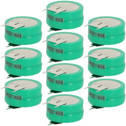 VHBW Gombelem Akkumulátor 2/V250H - 250 mAh 2, 4 V NiMH