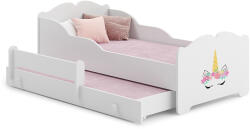  Pat dublu ANNA 160x80 Corn de unicorn