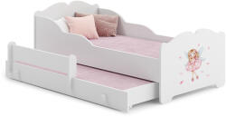  Pat dublu ANNA 160x80 Fata cu aripi