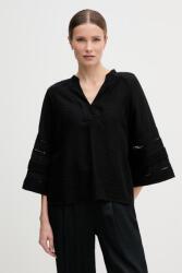 MOS MOSH blúz női viszkózzal Aleysa - fekete M