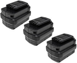 VHBW Elektromos szerszám akkumulátor DE0240-XJ, DE0242, BHA24, DE0240, DE0241 - 3300 mAh 24 V NiMH - elektrohungary - 77 300 Ft