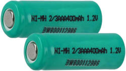 VHBW Akkumulátor 2/3AAA - 400 mAh 1, 2 V NiMH