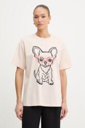 Twinset póló női pamut - rózsaszín M