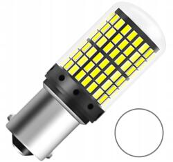 LEDprojektor Led izzó autó tolató lámpa P21W BA15S-144SMD 3014 Fehér