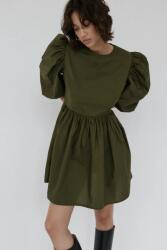 MUUV Muuv. Kiszélesedő ruha pamut KAWAI - zöld L