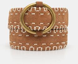 Sessun öv női velúrbőr - barna L