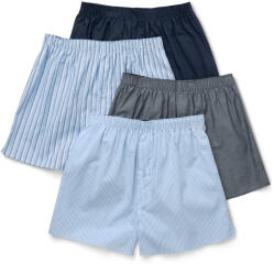 Tchibo - 4 szövet boxeralsó - férfi - méret Xl/7 - kék/csíkos
