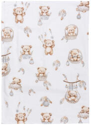  Flanel mintás pelenka 60x80 cm - Lámpás maci