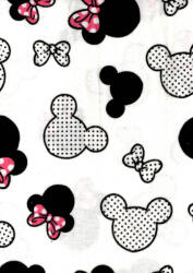  Flanel mintás pelenka - Minnie piros masnival